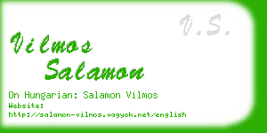 vilmos salamon business card